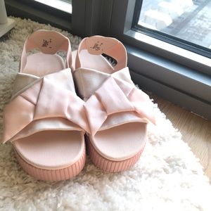 PUMA x HyunA platform sandals